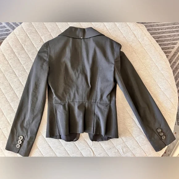 SPORTMAX Sz 6 Black Italian Designer Blazer Jacket Originally $1280 - Picture 5 of 5